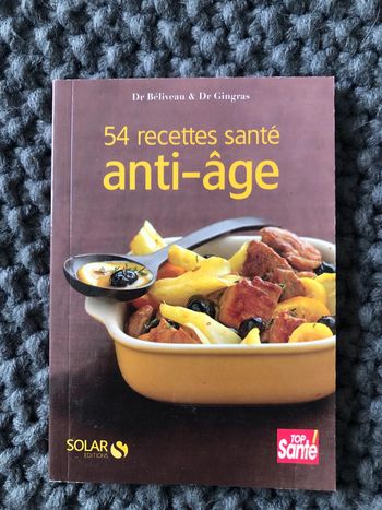 Livre 54 recettes anti âge top santé