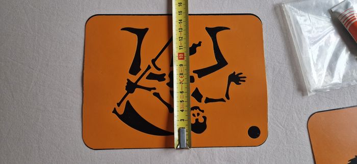 Halloween : pochoirs réutilisables + gouache - Etat neuf - photo numéro 5