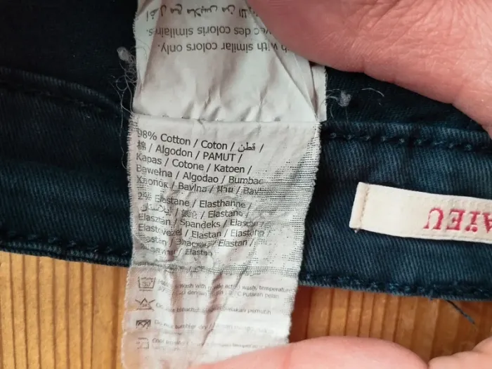 👖 Pantalon denim bleu Camaïeu – Taille 36 - TBE - photo numéro 6