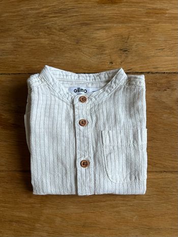 Chemise ML Gémo 12 mois