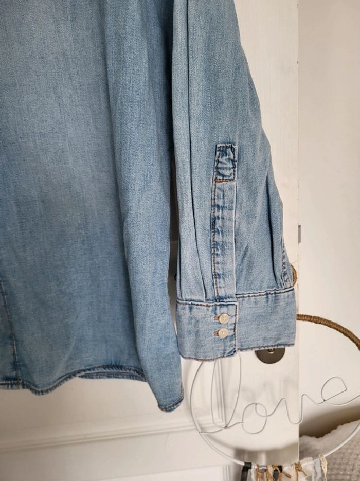 Chemise jean zara oversize taille M peut convenir à un L - photo numéro 7