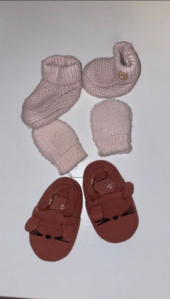 Chausson et gants taille 0