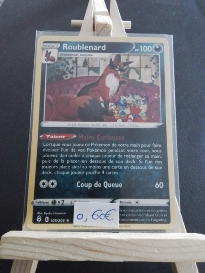 Carte Pokémon Roublenard 105/203
