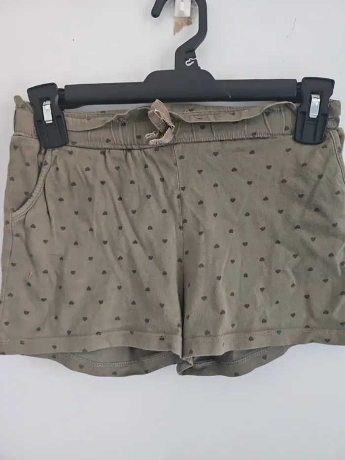 Short kaki fille 8 ans