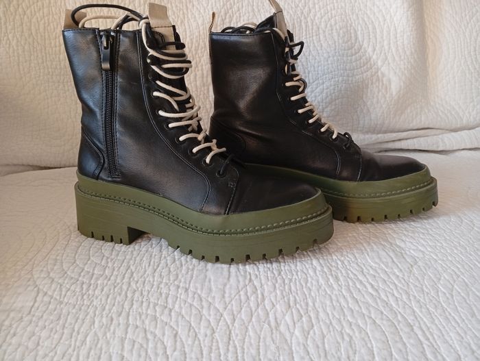 Bottes noires Stradivarius, femme 38 - photo numéro 2