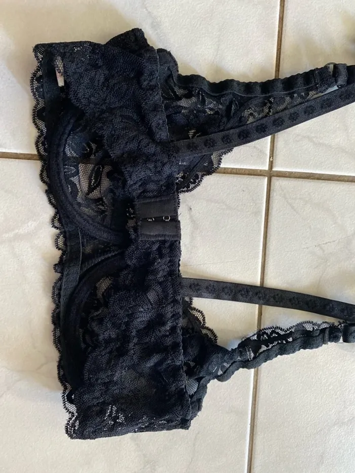 Soutien-gorge noir - photo numéro 2