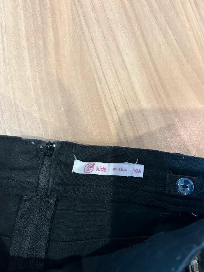 Jupe noire gemo taille 10 ans - photo numéro 2