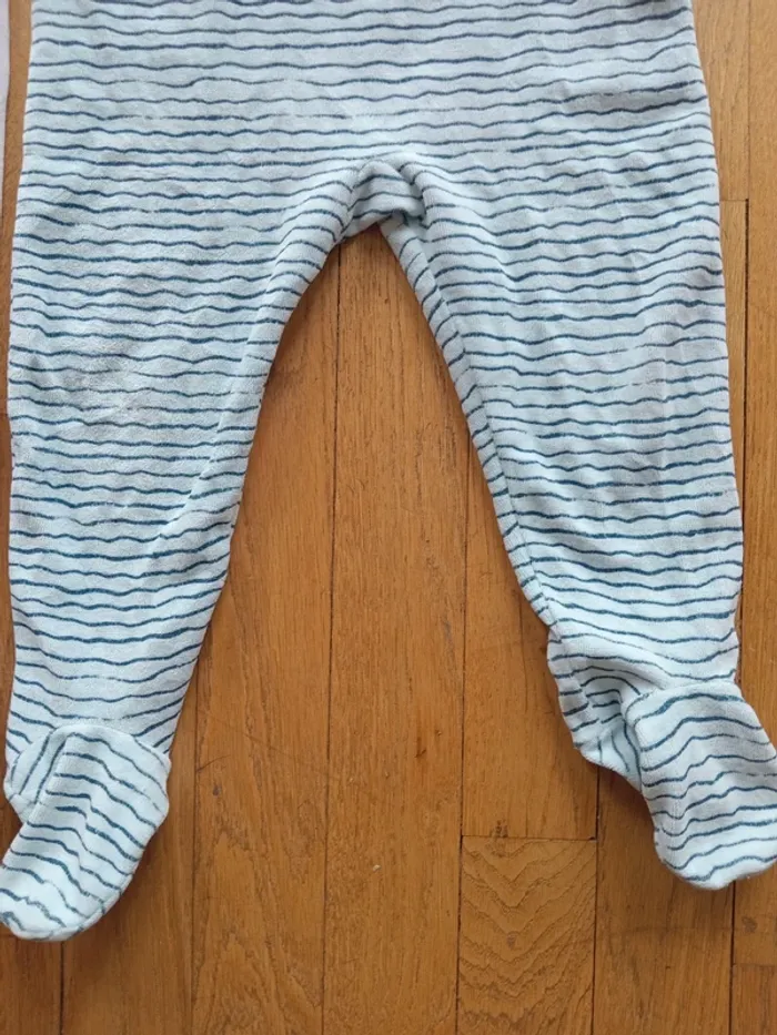 Lot 3 pyjamas grenouillère fille velours hiver, 1 pièce, Petit Bateau 24 mois - photo numéro 5