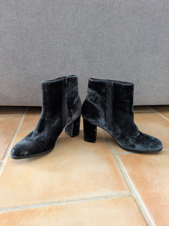 Bottines en velours Versace V1969 - photo numéro 5