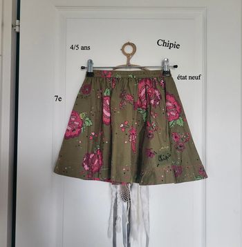 Jupe imprimé fleurs Chipie 4ans+