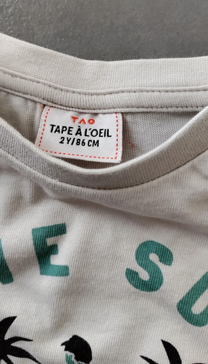 Tee shirt Tape à l'oeil 2 ans 1€ - photo numéro 2