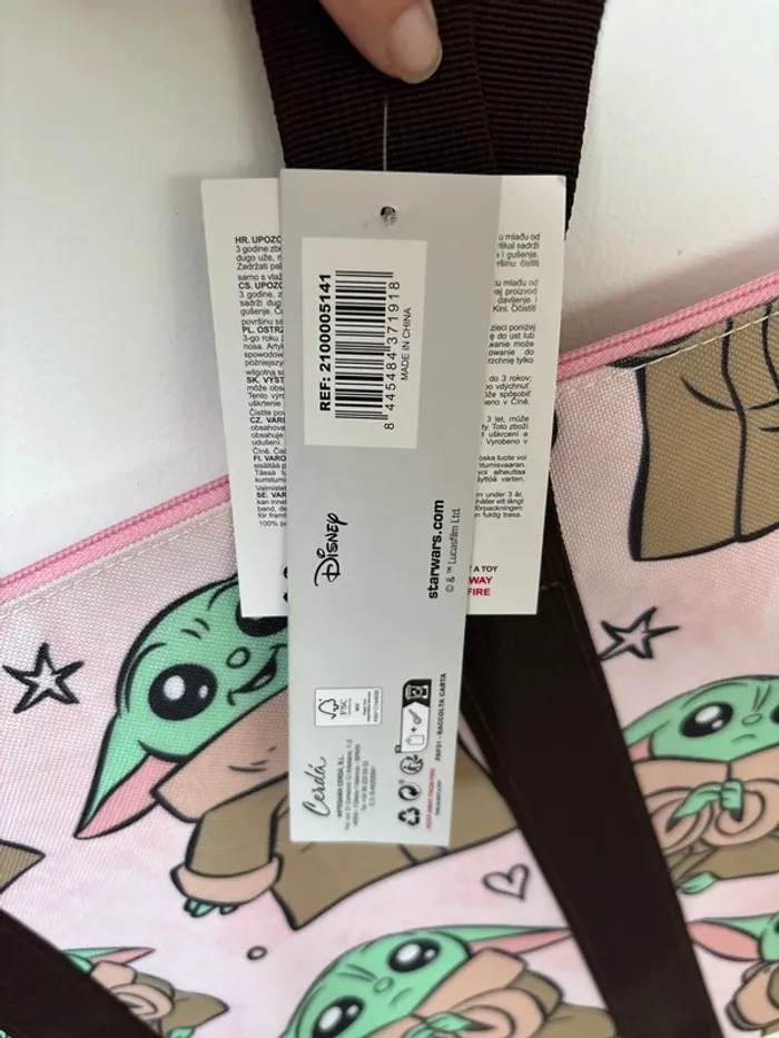 Sac Disney star wars yoda - photo numéro 2