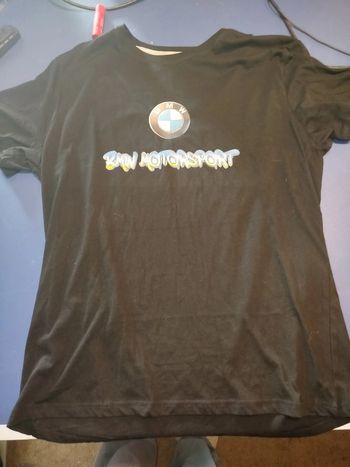 tee shirt motif bmw motorsport neuf taille L