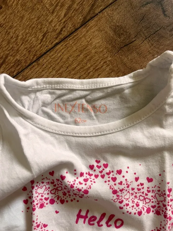 T-shirt blanc 3 mois - photo numéro 2