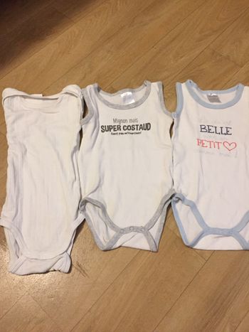 Lot 3 bodys bébé