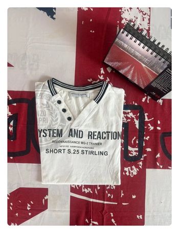 T-shirt col en V Enzo Di Capri taille S