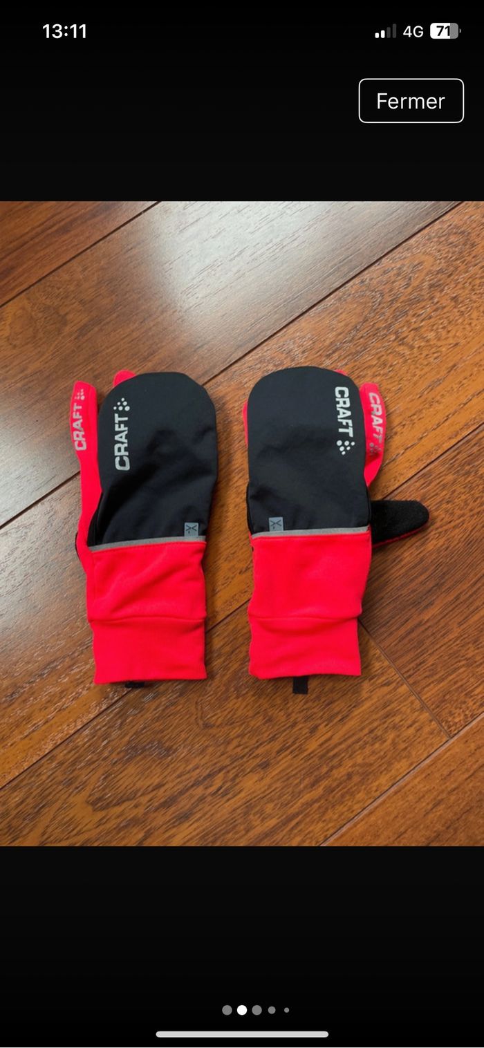 Gant moufles running - photo numéro 4