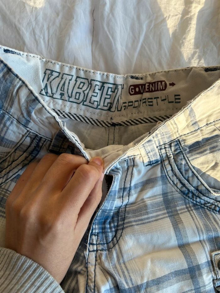 Short à carreau style jeans 4 ans the best fashion - photo numéro 2