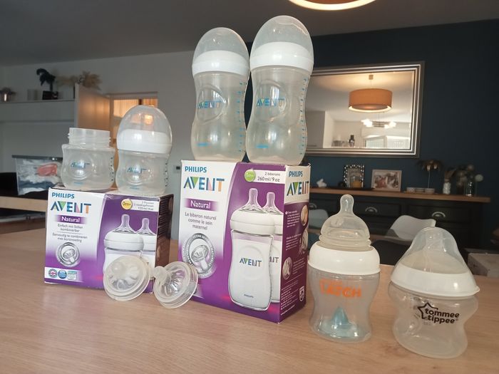 Lot biberons Philips AVENT + autres marques