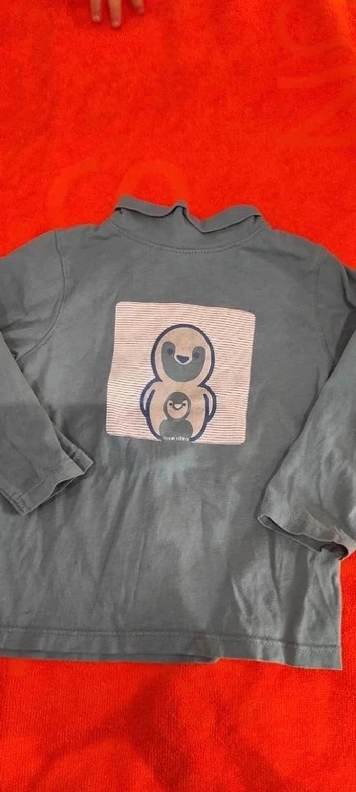 Tee-shirt manches longues Obaïbi 18 mois 80 cm - photo numéro 2