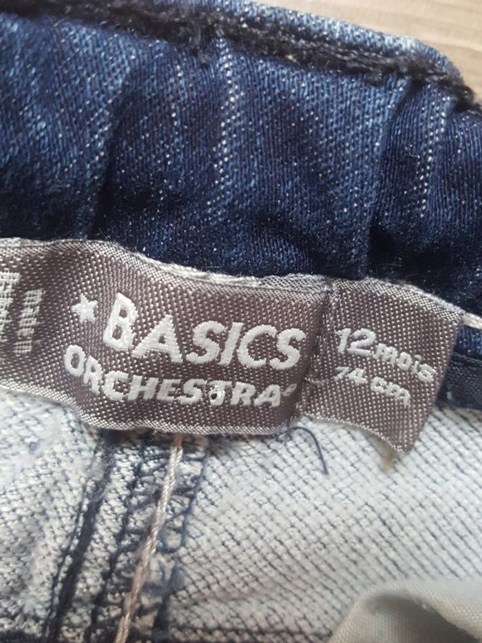 Short en jeans taille 12 mois / 74 - photo numéro 2