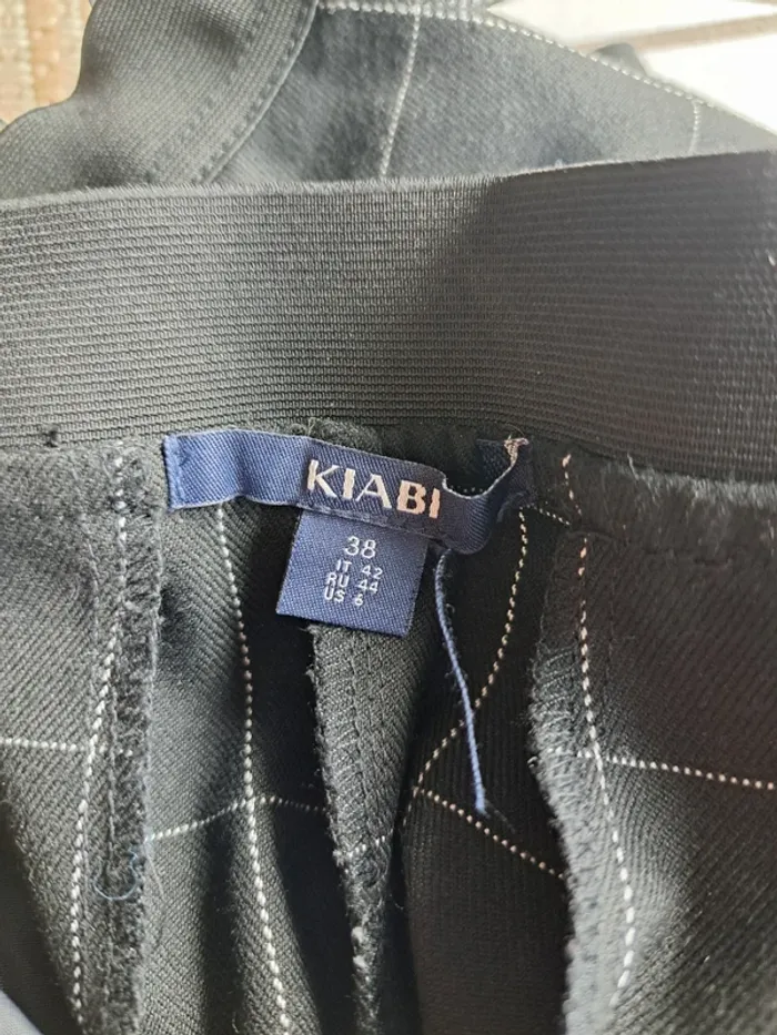 Pantalon tailleur noir coupe droite - photo numéro 3