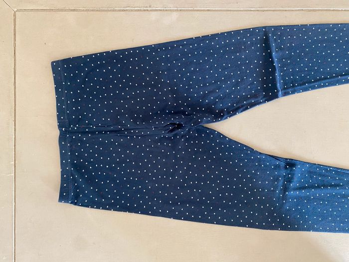 Leggings marine à cœurs Petit Bateau 12 ans - photo numéro 8