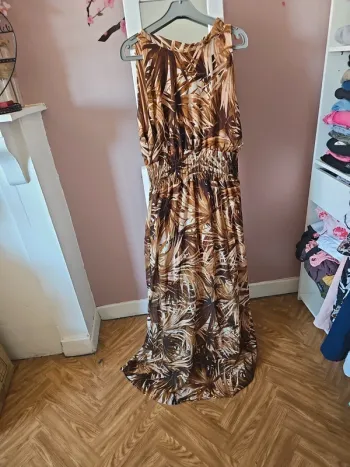 Robe été ocre t44
