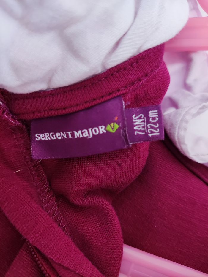 Robe bordeaux 7 ans Sergent Major - photo numéro 3