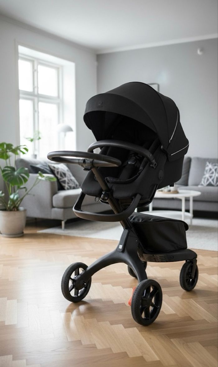 Poussette Stokke Xplory X + Nacelle - très bon état
