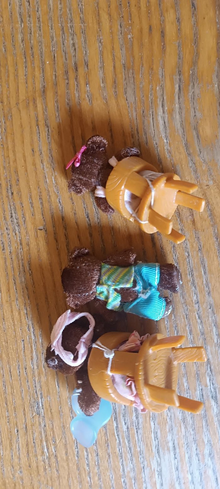 3 figurines furry ville * Mattel - photo numéro 2