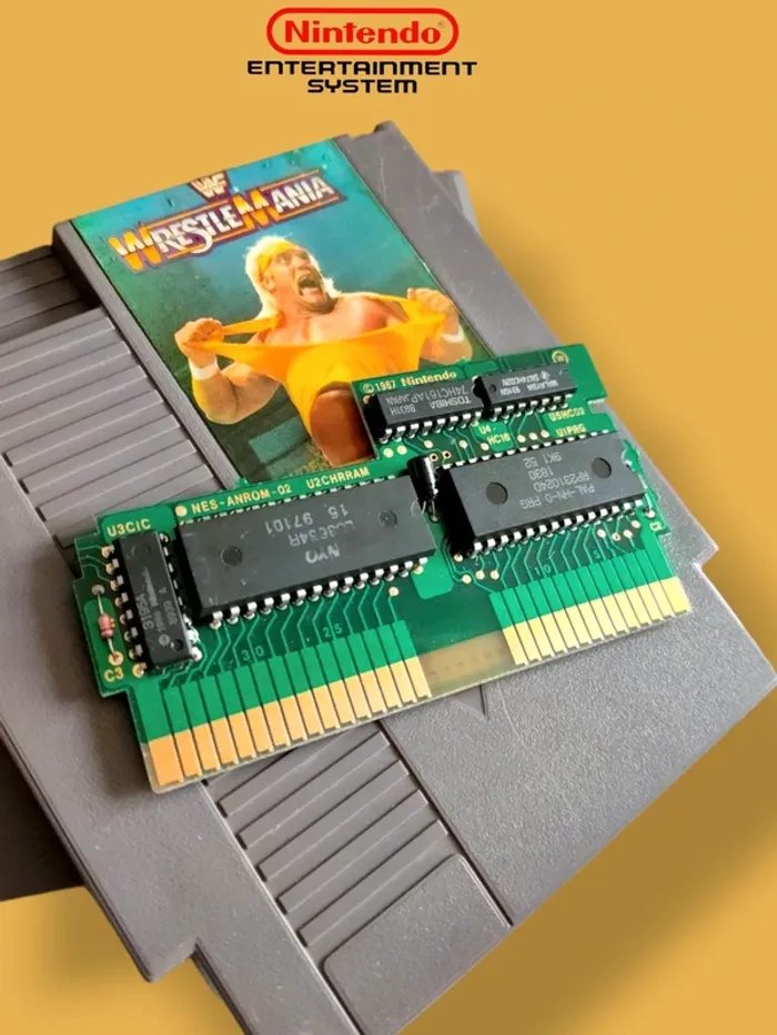 Lot 2 jeux cartouche Nintendo Nes – WWF WrestleMania + Soccer - photo numéro 4