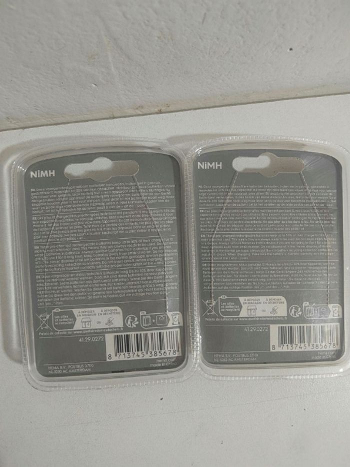 Piles AA rechargeables 2450 mAh Hema - photo numéro 2