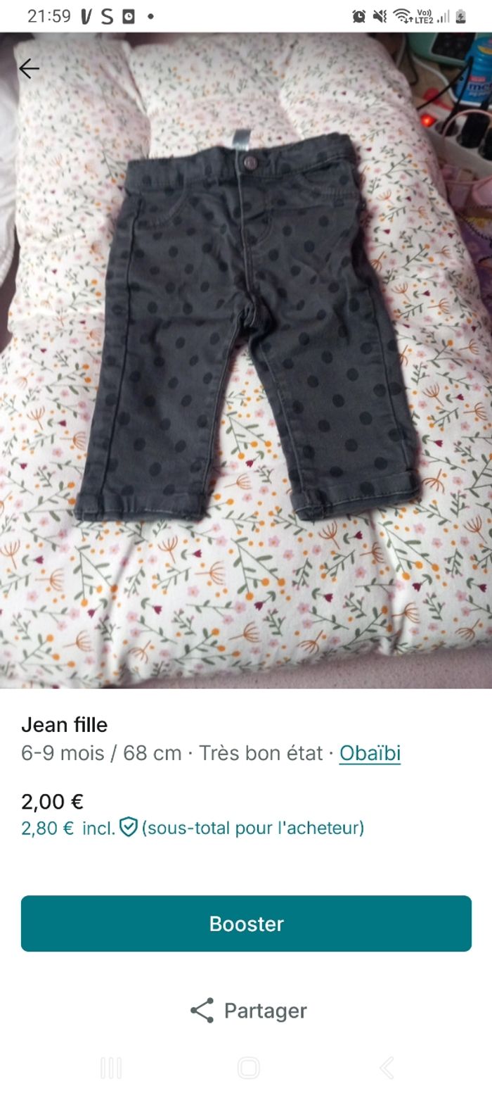 Lots 6 mois vetement en plus en cadeau que je rajoute - photo numéro 3