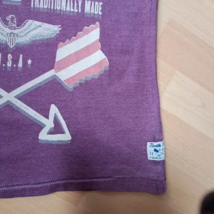 Tee-shirt col ample tailleS #cedarwoodstate - photo numéro 3
