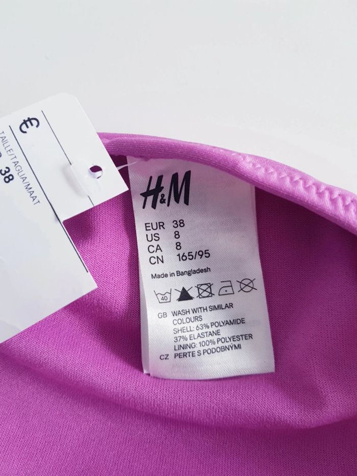 H&M - Ensemble bikini 2 pièces - Rose - Neuf avec étiquette ! - photo numéro 9