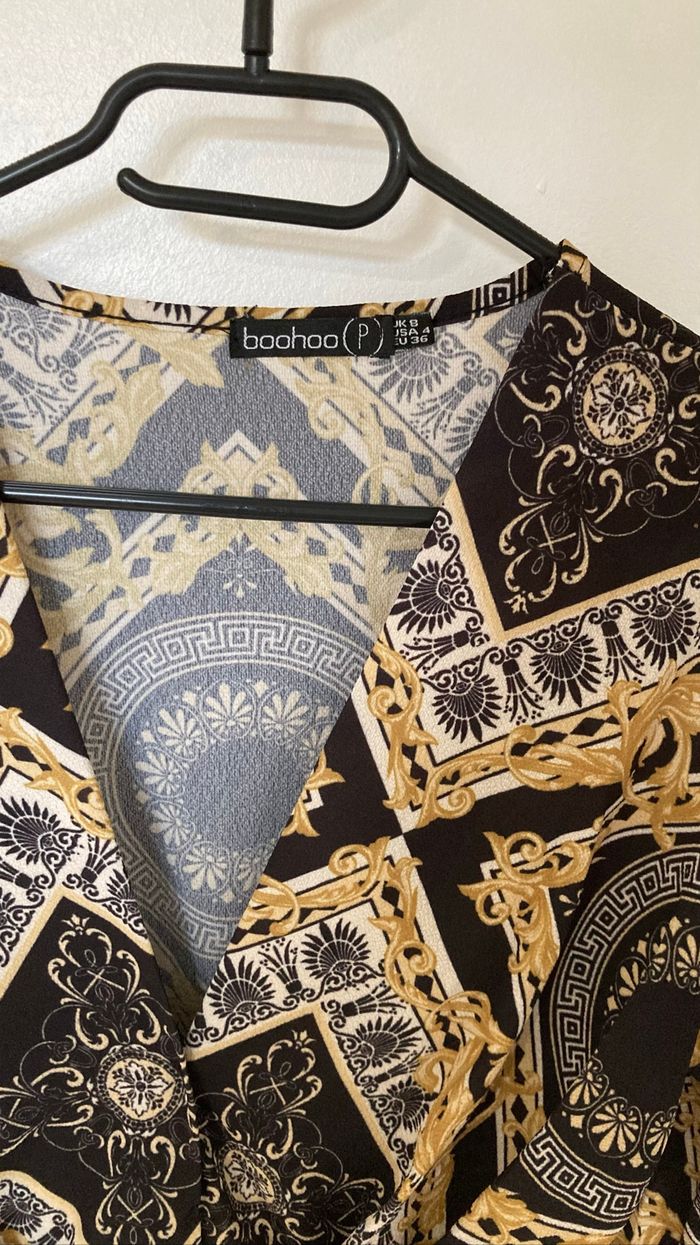 Robe portefeuille - Boohoo - T36 - photo numéro 3