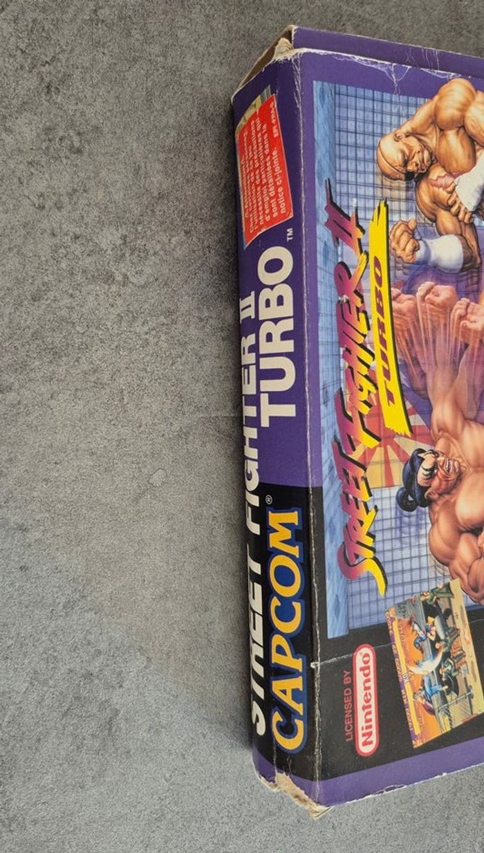 Jeu Street Fighter 2 Turbo Super Nintendo Snes FAH Complet CIB - photo numéro 6