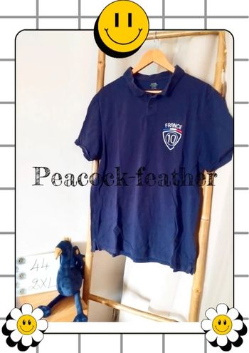 Polo Kiabi bleu 10 France xxl homme