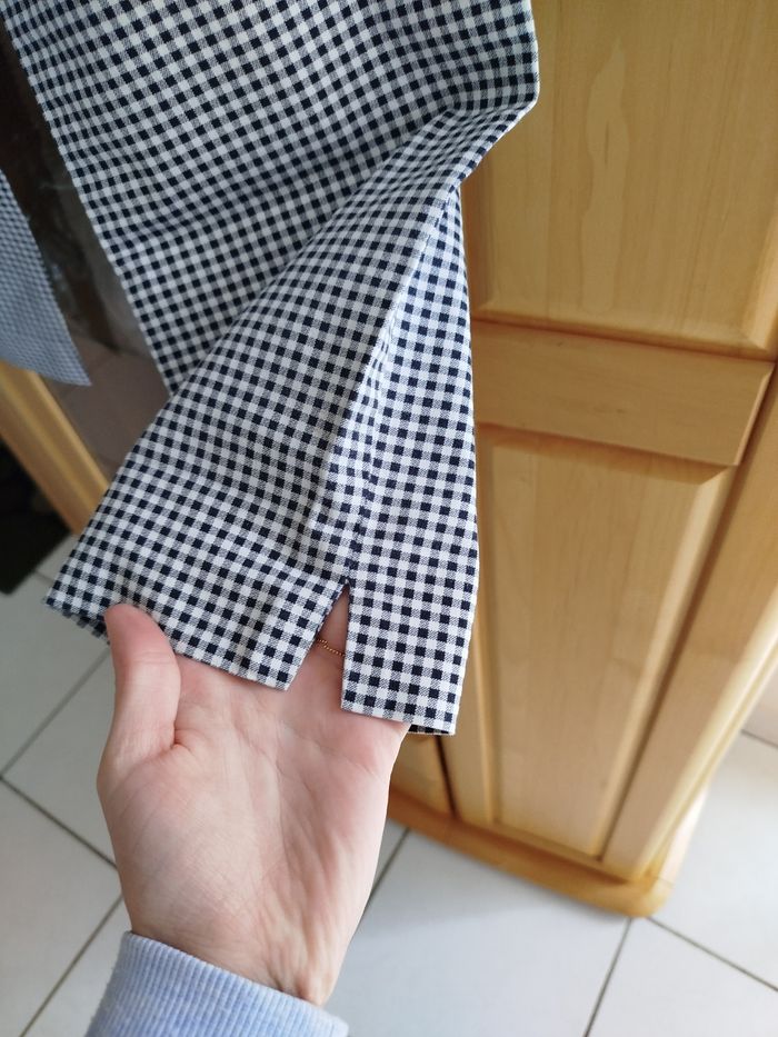 Pantalon à carreaux noir et blanc 
Camaïeu 
Taille XS - photo numéro 8