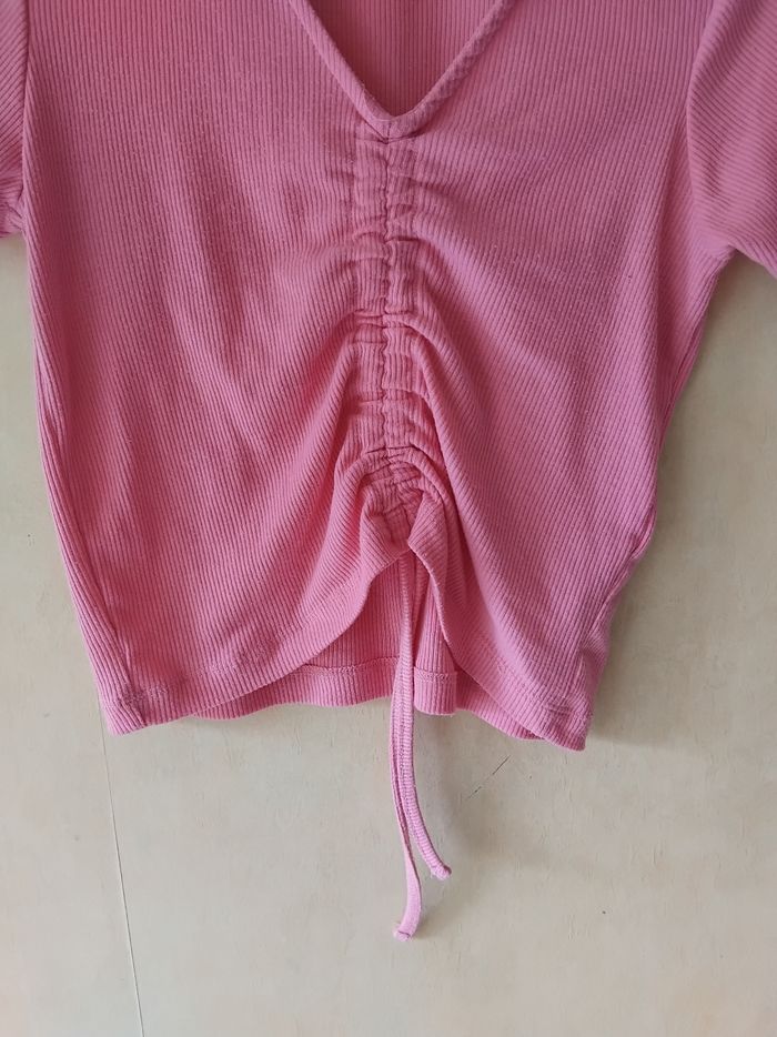 Haut court rose neuf - photo numéro 2