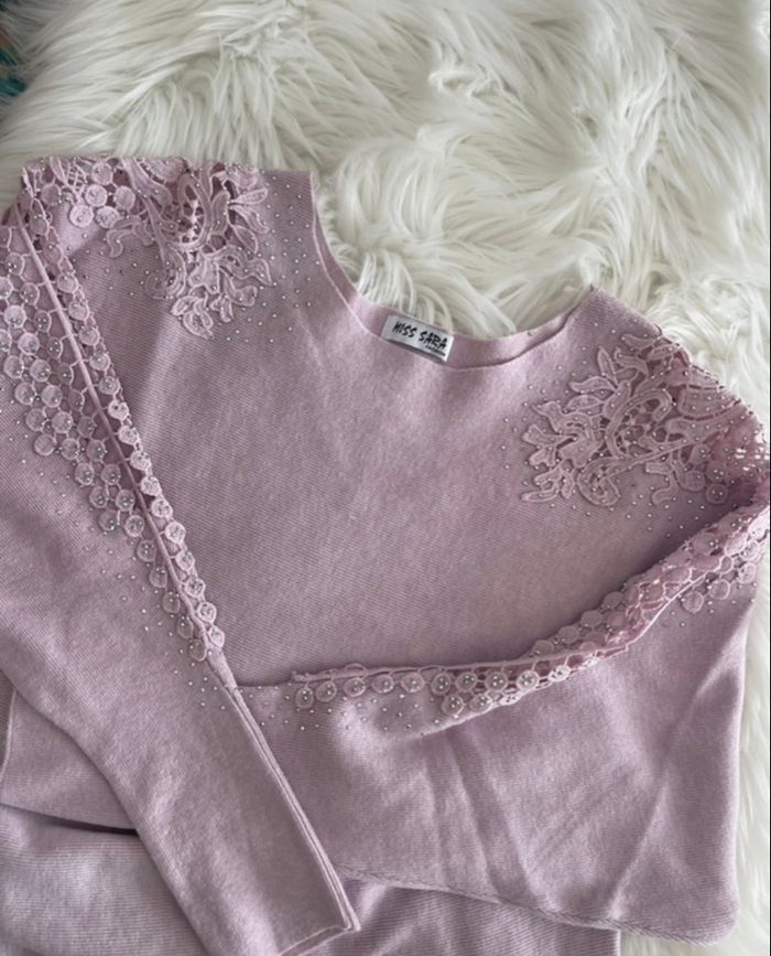 Pull manches chauve-souris  taille unique Miss Sara - photo numéro 4