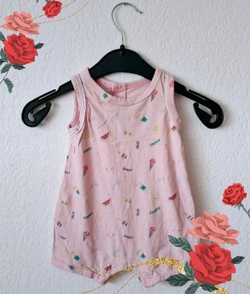 🩷 Combinaison rose pour fille taille 1 mois