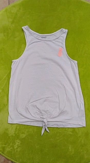 Débardeur blanc Vert Baudet 10 ans