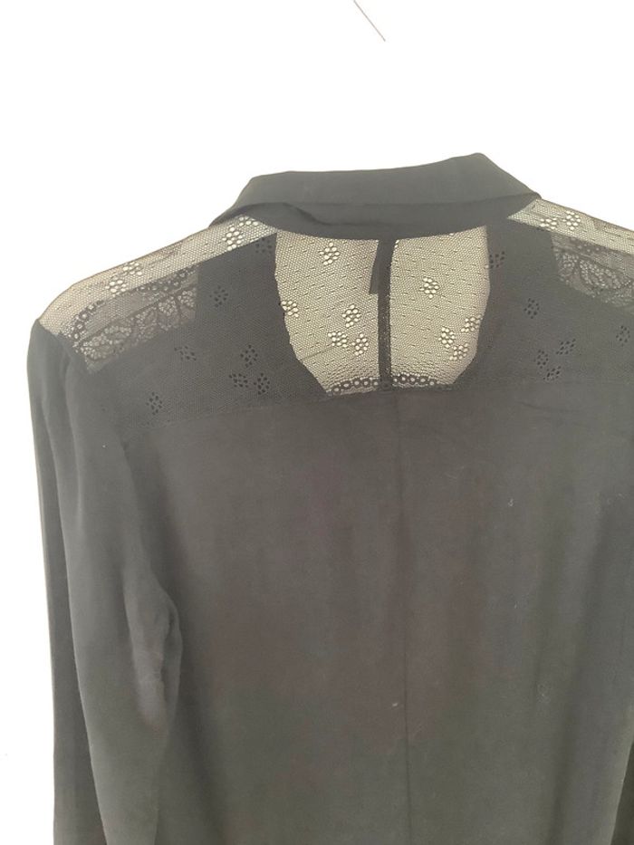 Chemise noire avec dentelle Naf naf 34 - photo numéro 6