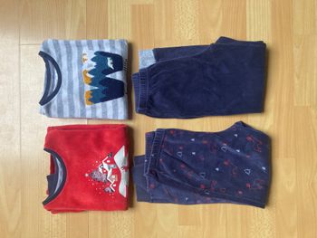 Lot 2 pyjamas velours Okaïdi 8 ans (128 cm)