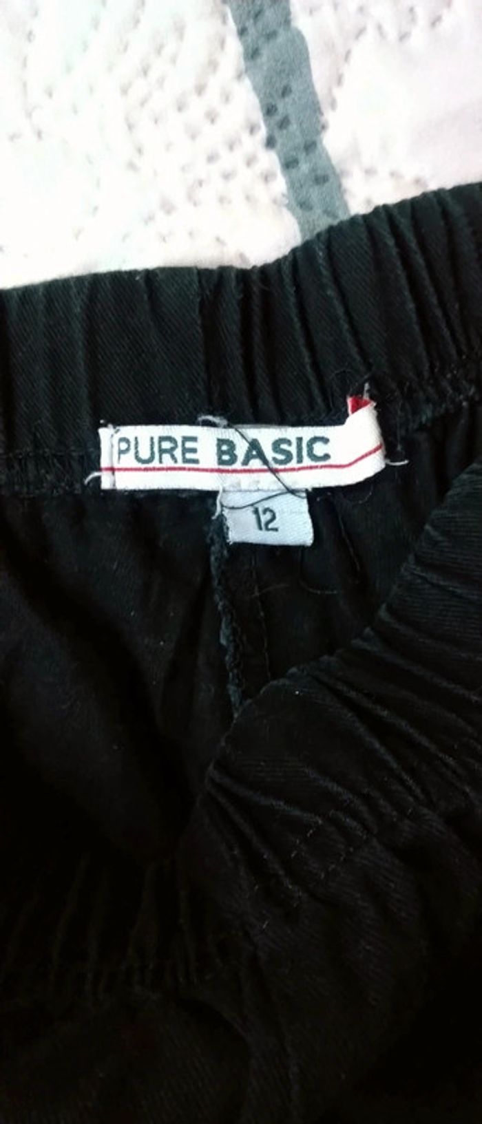 Short noir avec poche fille 12 ans pure basic - photo numéro 10