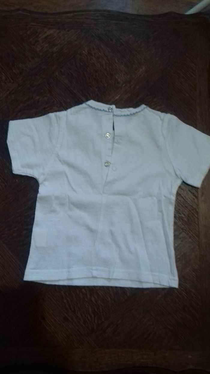1 tee-shirt manche courte fille 12 mois - photo numéro 2