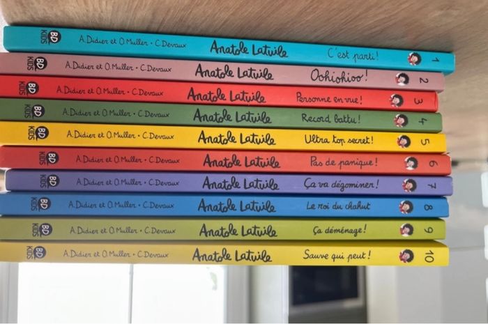 Lot 10 livres bd Anatole latuile tome 1 à 10 - photo numéro 4