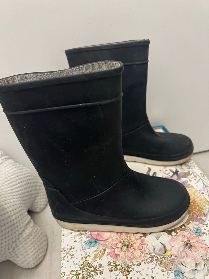 Botte de pluie bleue marine  tribord 28/29 - photo numéro 2